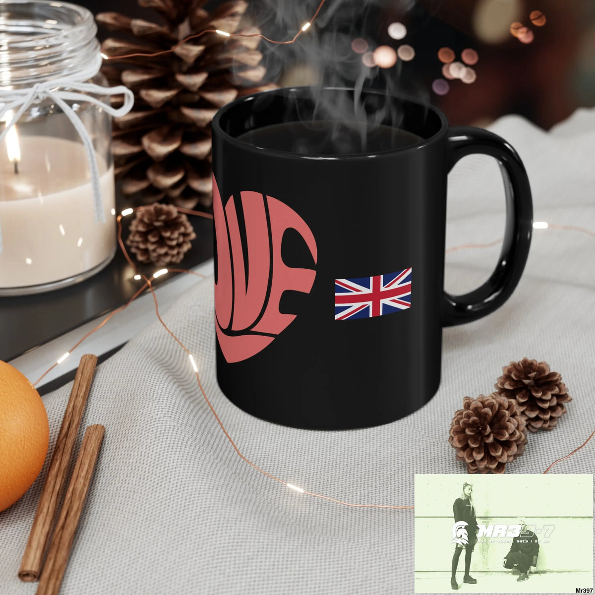 A Who Dares Wins GBR (ID RSF) Love 11oz Black Mug 11oz Mug