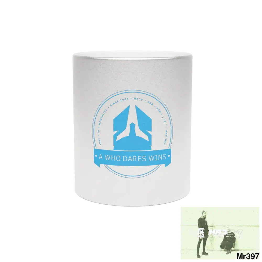 A Who Dares Wins #I7MI6A1London Metallic Mug (Silver\Gold) 11oz / Silver Mug