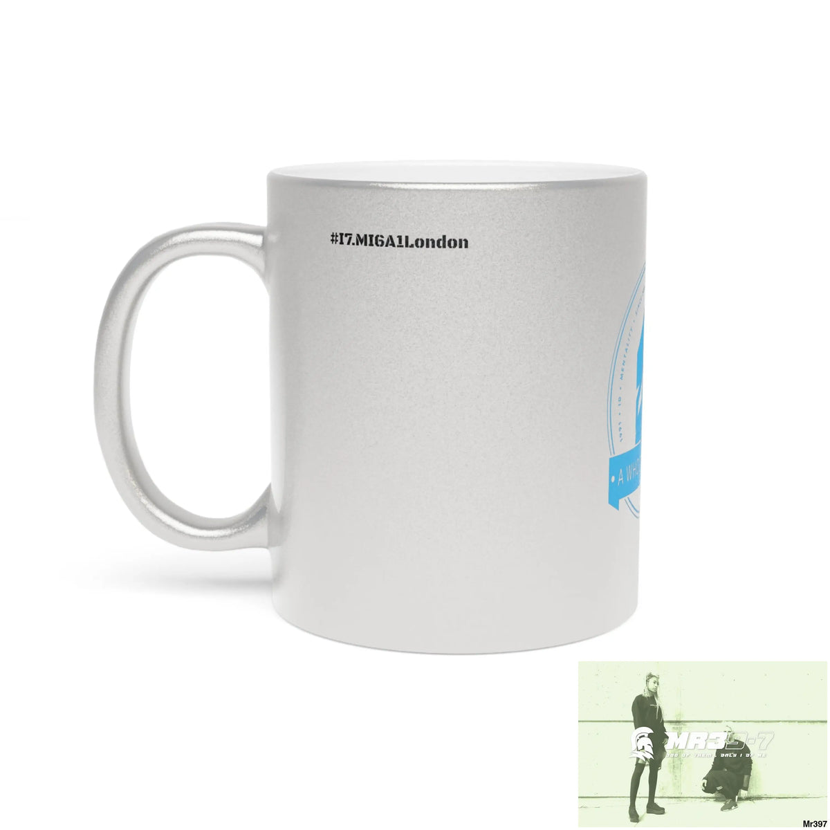 A Who Dares Wins #I7MI6A1London Metallic Mug (Silver\Gold) Mug