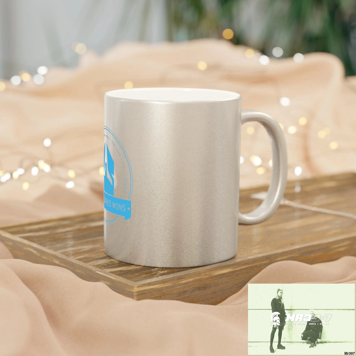 A Who Dares Wins #I7MI6A1London Metallic Mug (Silver\Gold) Mug