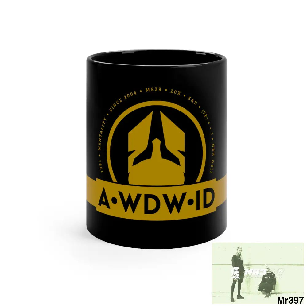 A Who Dares Wins (ID) 11oz Black Mug 11oz Mug
