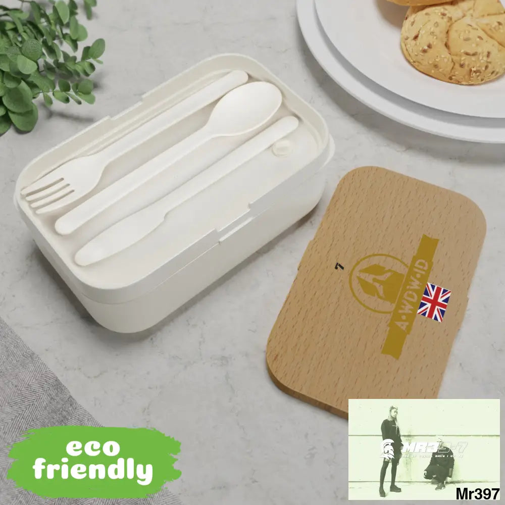 A Who Dares Wins ID 7 PLA Bento Box with Band and Utensils One size Accessories