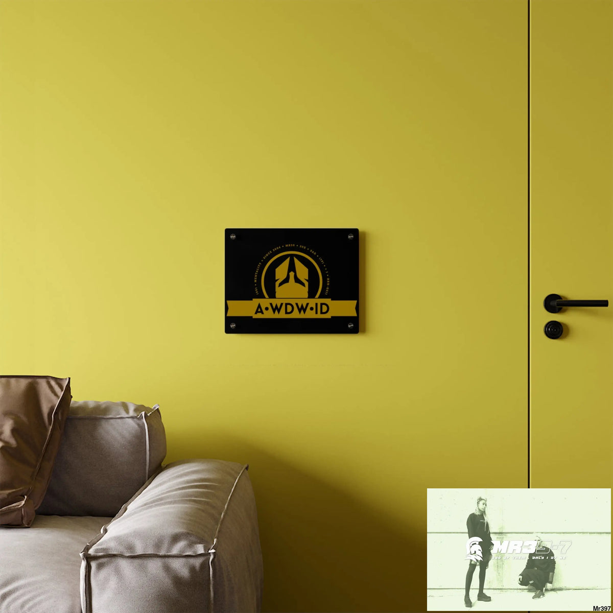 A Who Dares Wins ID Acrylic Wall Art Panels Home Decor