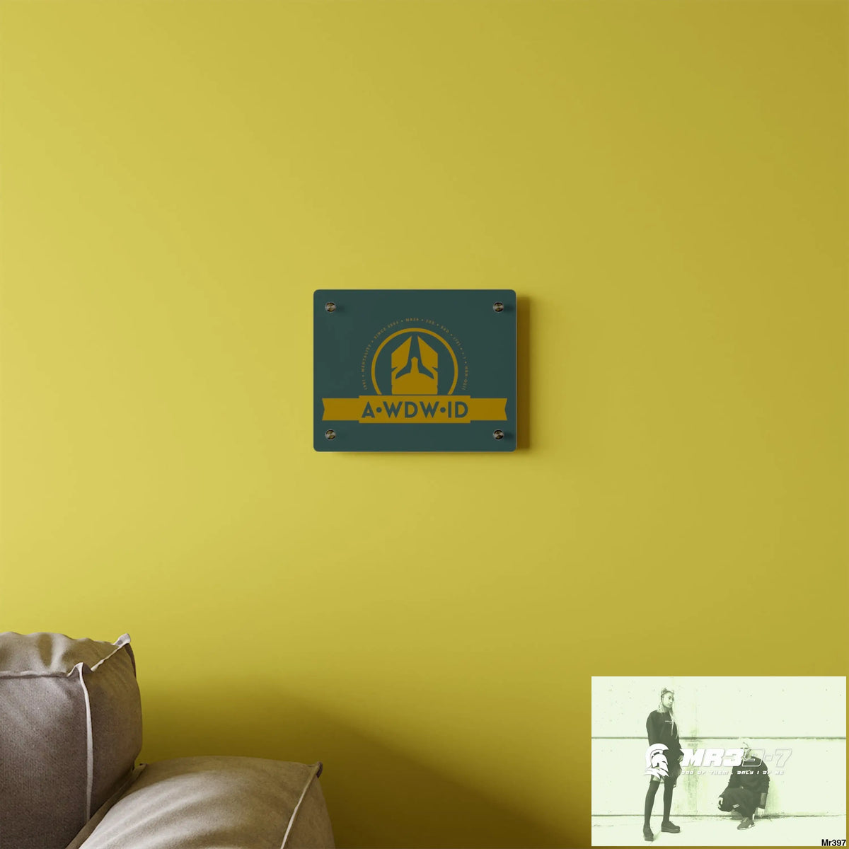 A Who Dares Wins ID Acrylic Wall Art Panels Home Decor