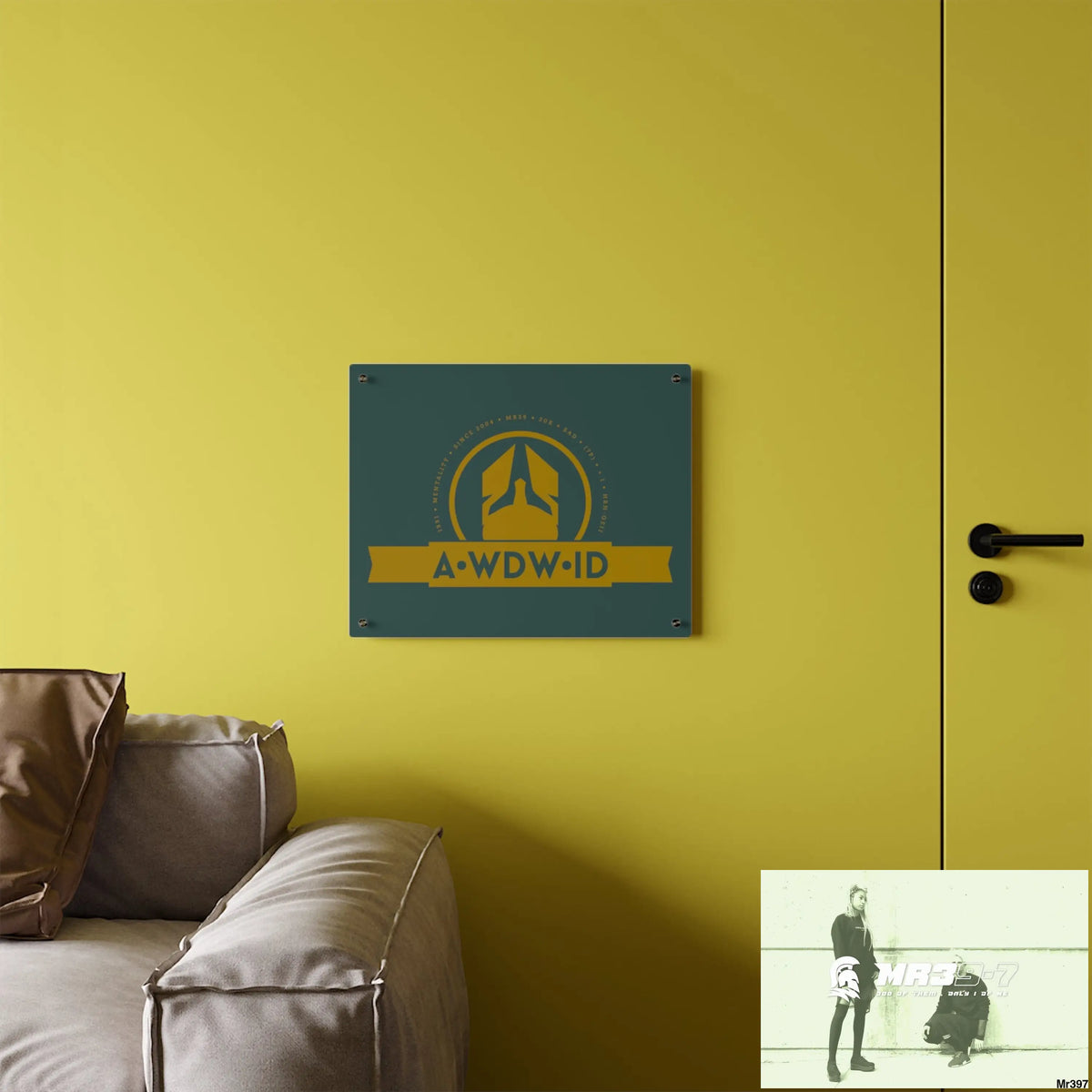 A Who Dares Wins ID Acrylic Wall Art Panels Home Decor