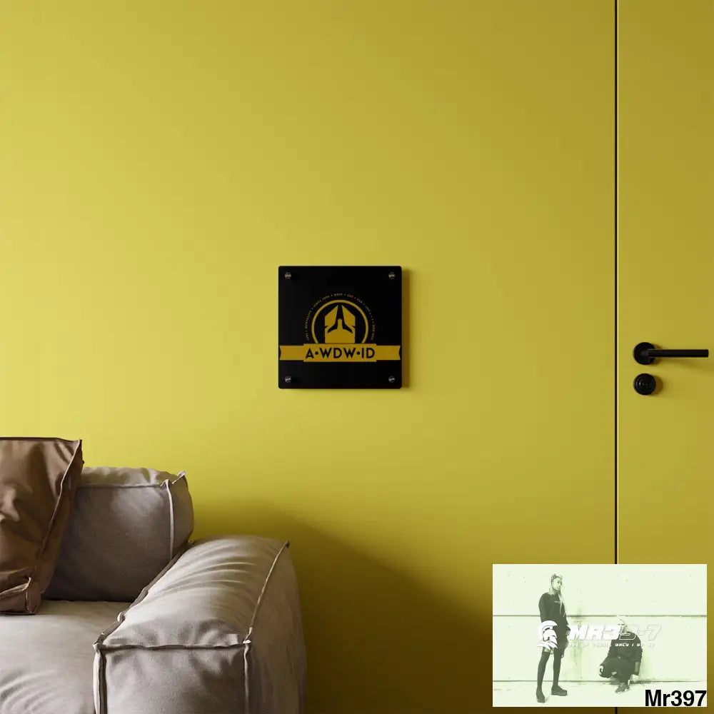A Who Dares Wins ID Acrylic Wall Art Panels Home Decor
