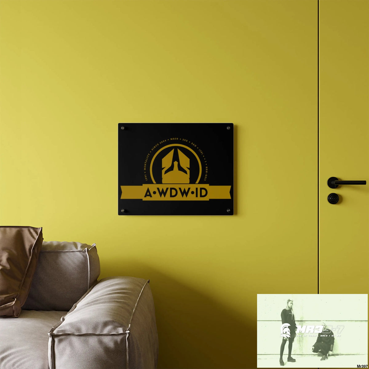 A Who Dares Wins ID Acrylic Wall Art Panels Home Decor