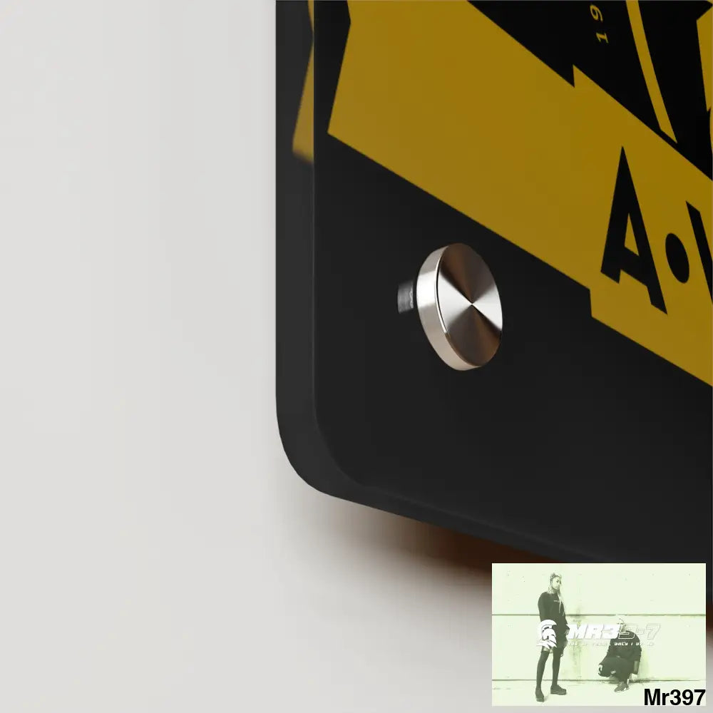 A Who Dares Wins ID Acrylic Wall Art Panels Home Decor