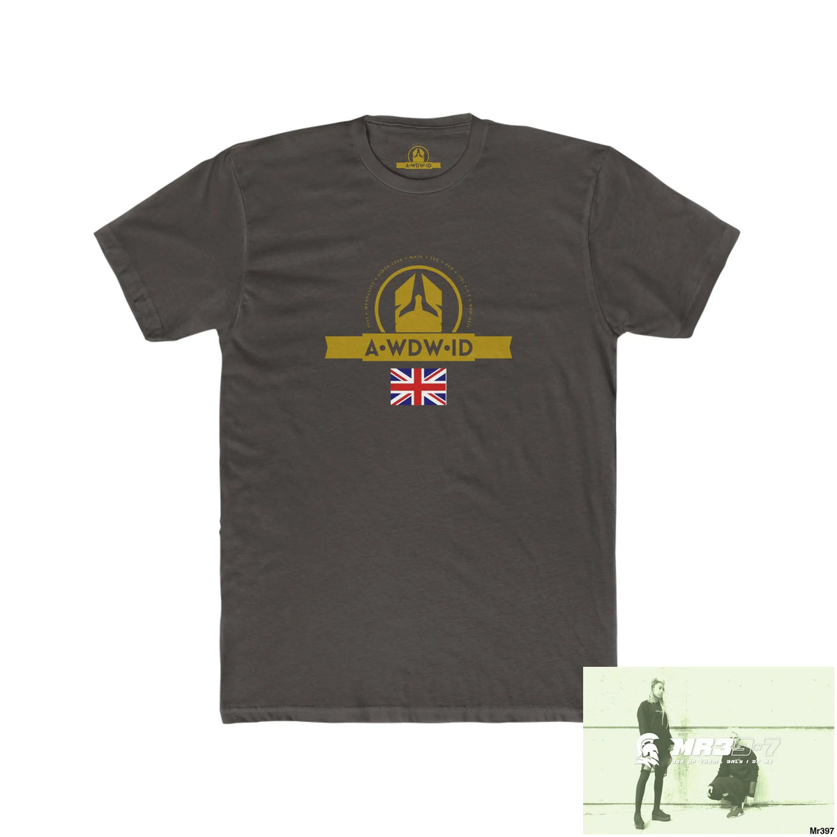 A Who Dares Wins (ID) Create your own Adventures & your dreams will follow Men’s Cotton Crew Tee Solid Dark Chocolate