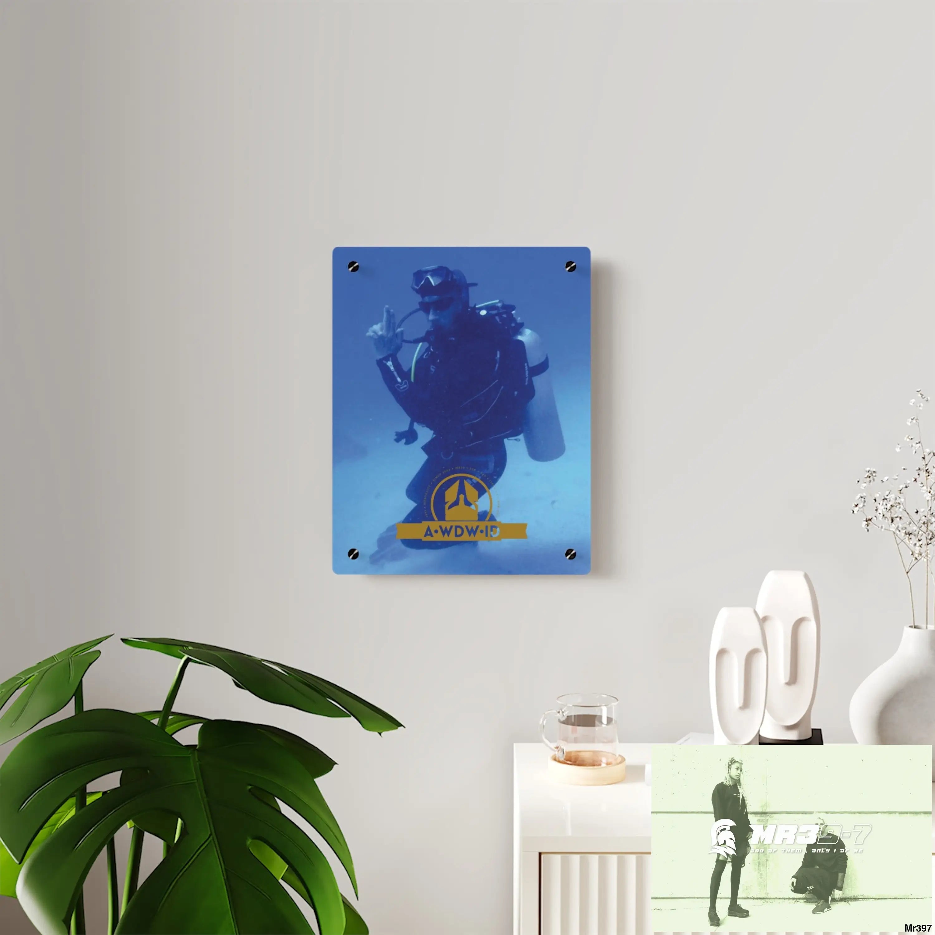 A Who Dares Wins ID Dahab South Sinai Egypt 2014 Acrylic Wall Art Panels Home Decor