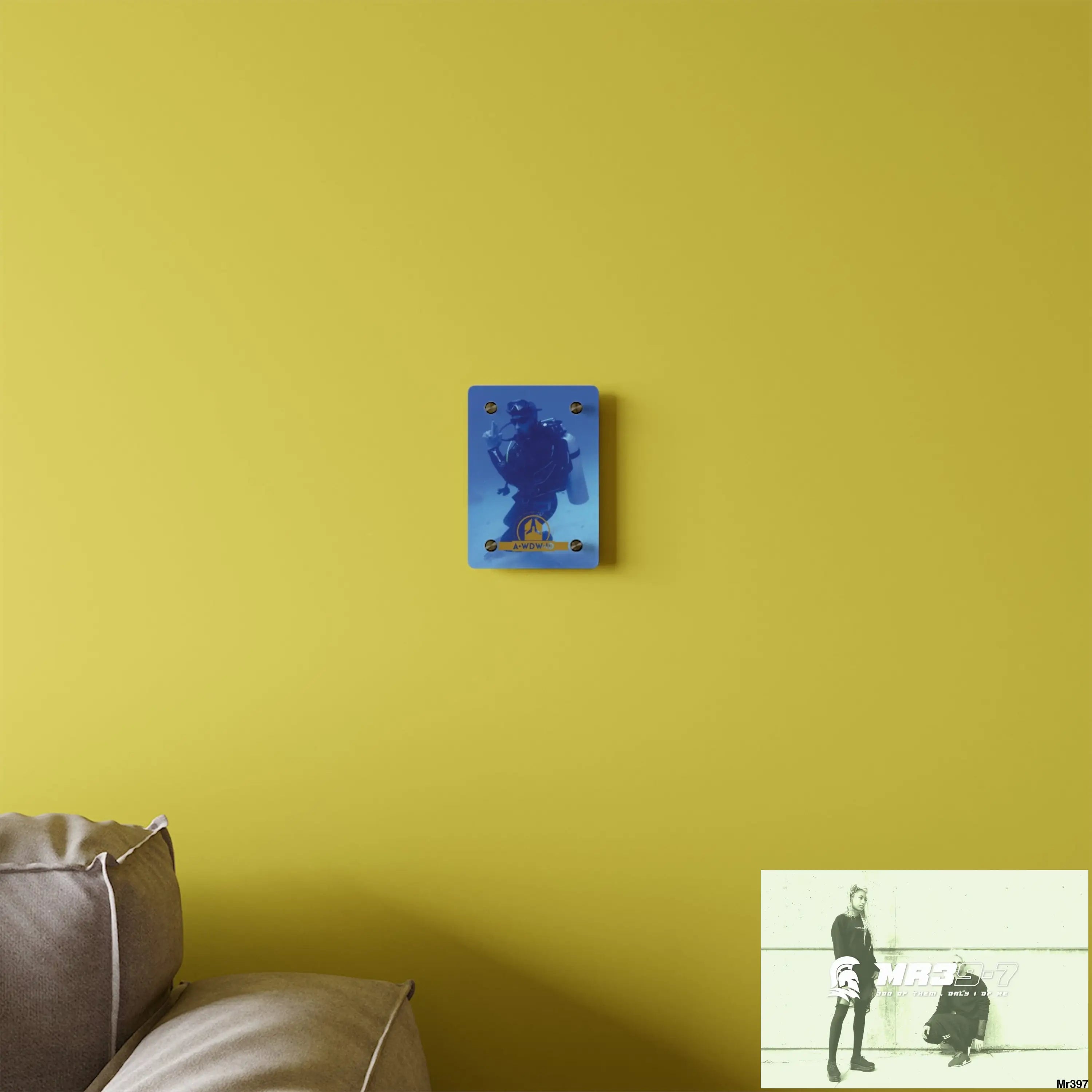 A Who Dares Wins ID Dahab South Sinai Egypt 2014 Acrylic Wall Art Panels Home Decor
