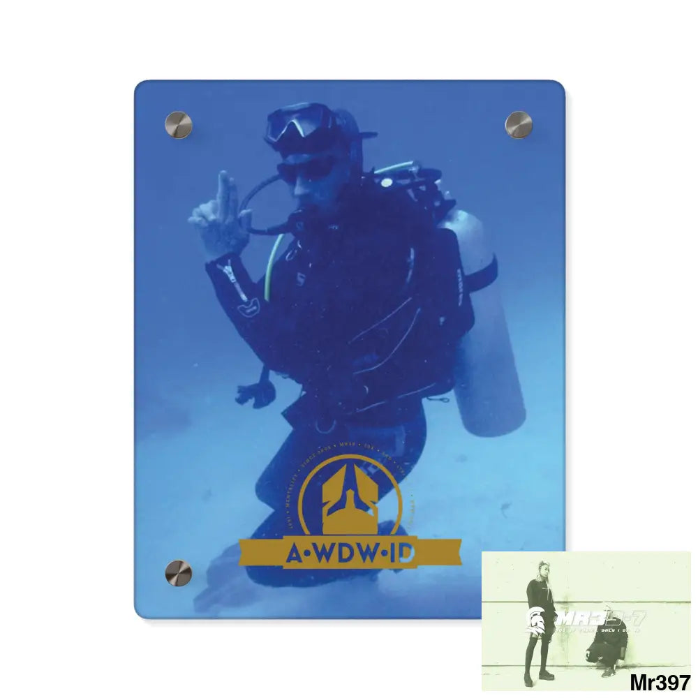 A Who Dares Wins ID Dahab South Sinai Egypt 2014 Acrylic Wall Art Panels 8″ x 10″ (Vertical) / 0.25’’ Home Decor