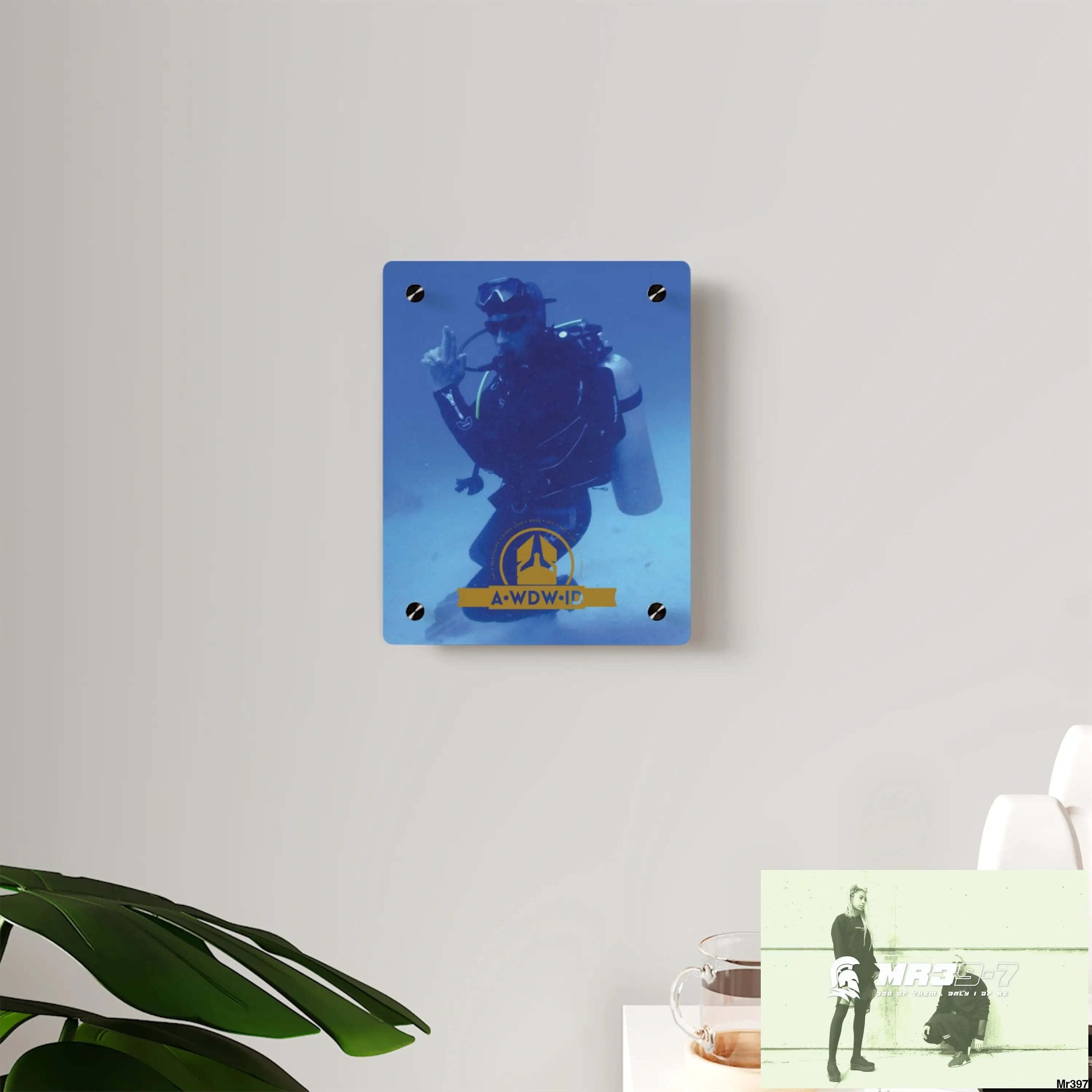 A Who Dares Wins ID Dahab South Sinai Egypt 2014 Acrylic Wall Art Panels Home Decor