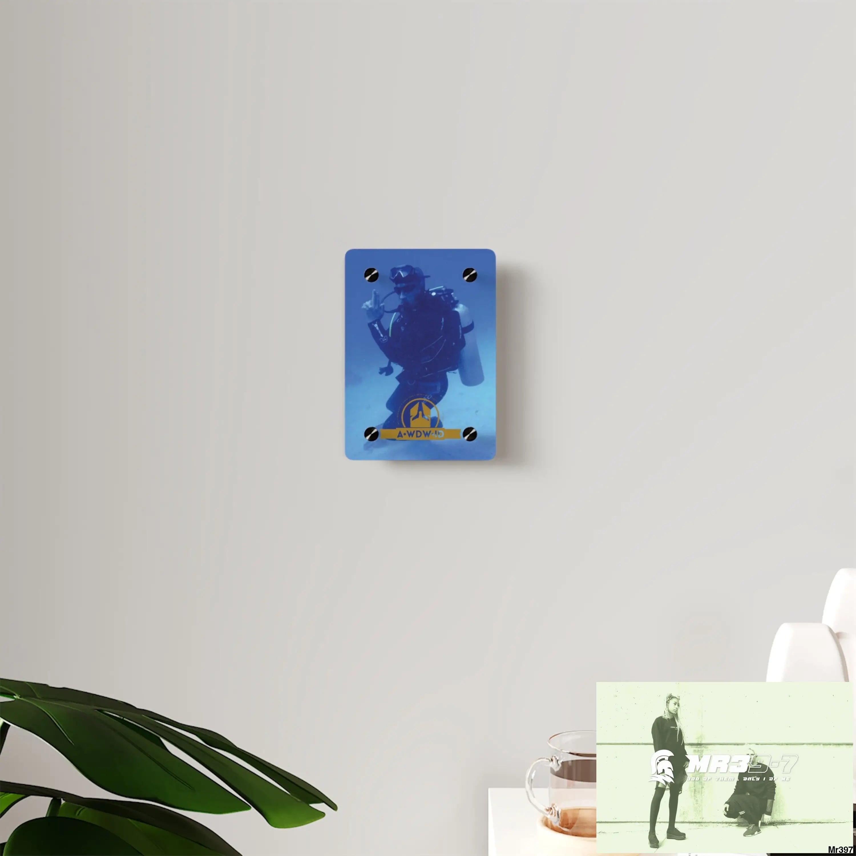 A Who Dares Wins ID Dahab South Sinai Egypt 2014 Acrylic Wall Art Panels Home Decor