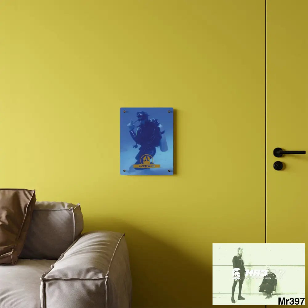 A Who Dares Wins ID Dahab South Sinai Egypt 2014 Acrylic Wall Art Panels Home Decor