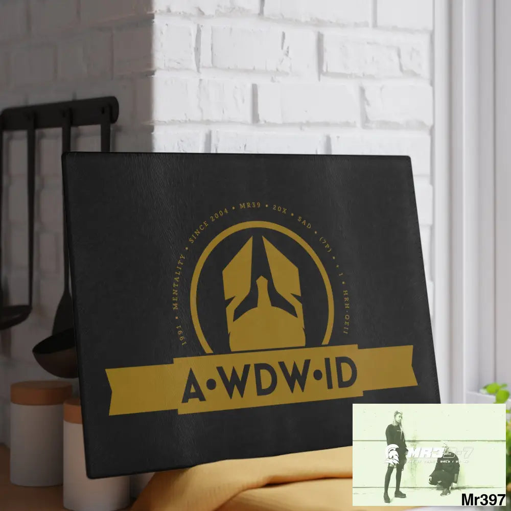 A Who Dares Wins ID Glass Cutting Board Home Decor