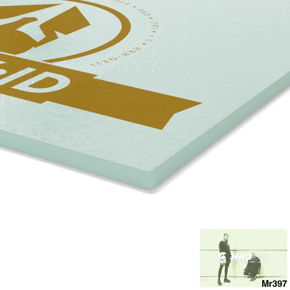 A Who Dares Wins ID Glass Cutting Board Home Decor