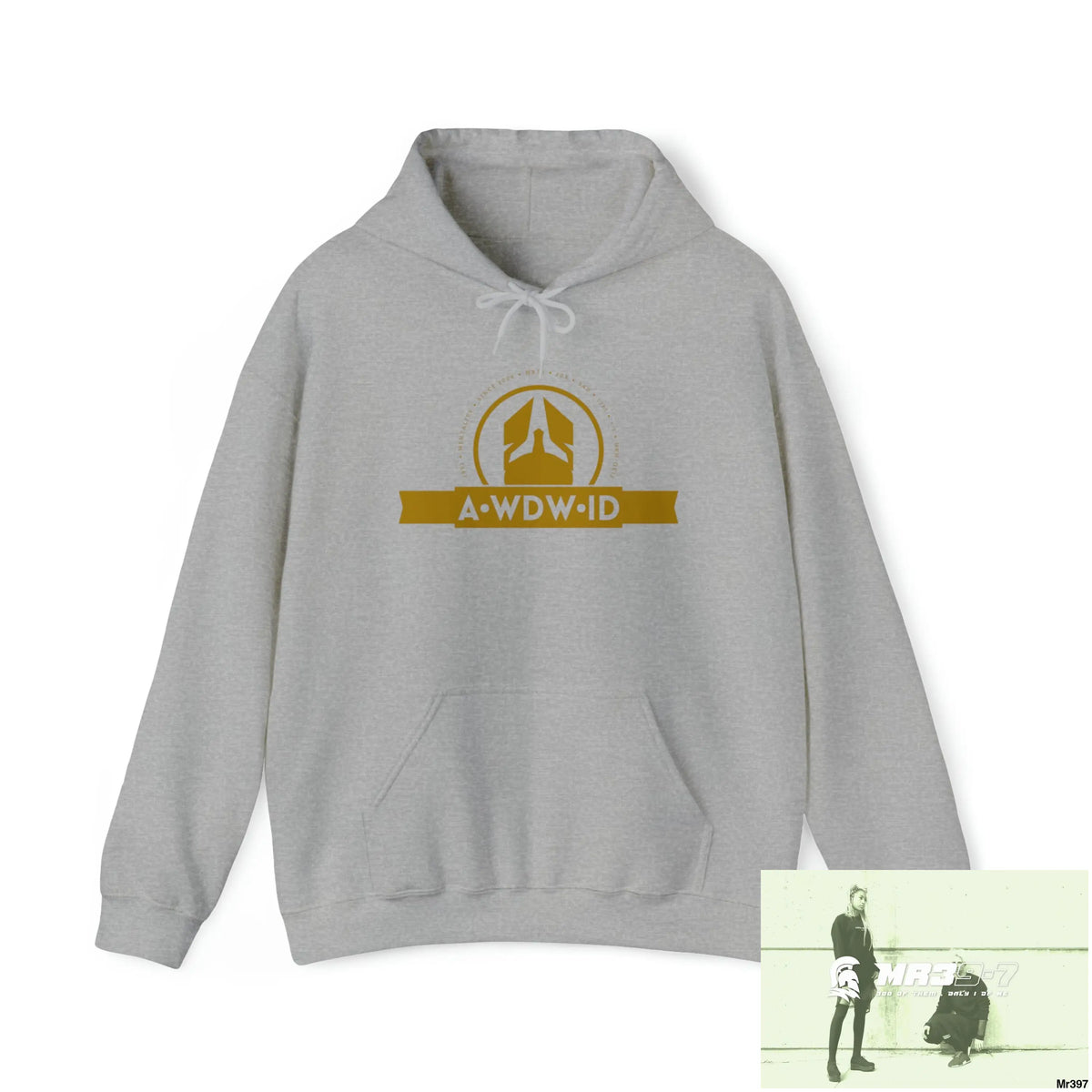 A Who Dares Wins (ID) Heavy Blend™ Hooded Sweatshirt Sport Grey / S Hoodie