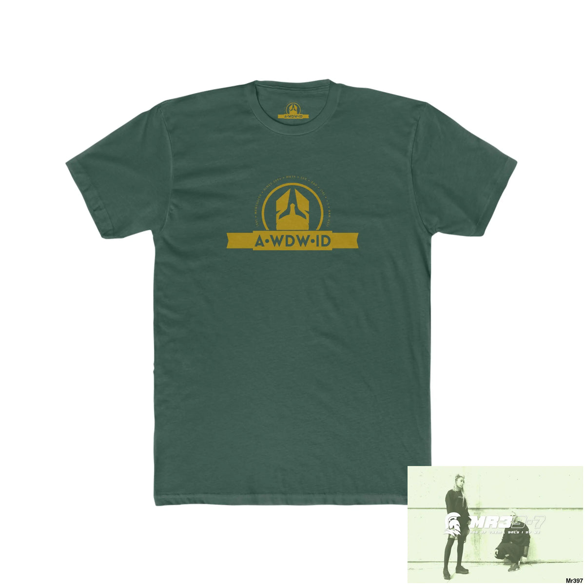 A Who Dares Wins (ID) I /We Own Predators Men’s Cotton Crew Tee Solid Forest Green / S T-Shirt