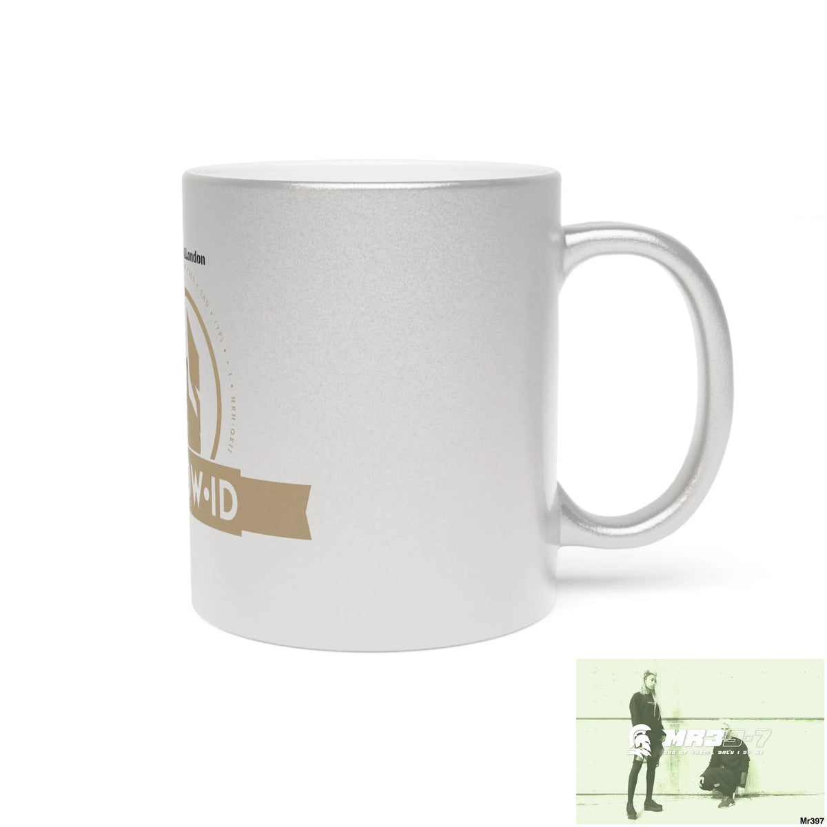 A Who Dares Wins ID #I7MI6A1London Metallic Mug (Silver\Gold) Mug