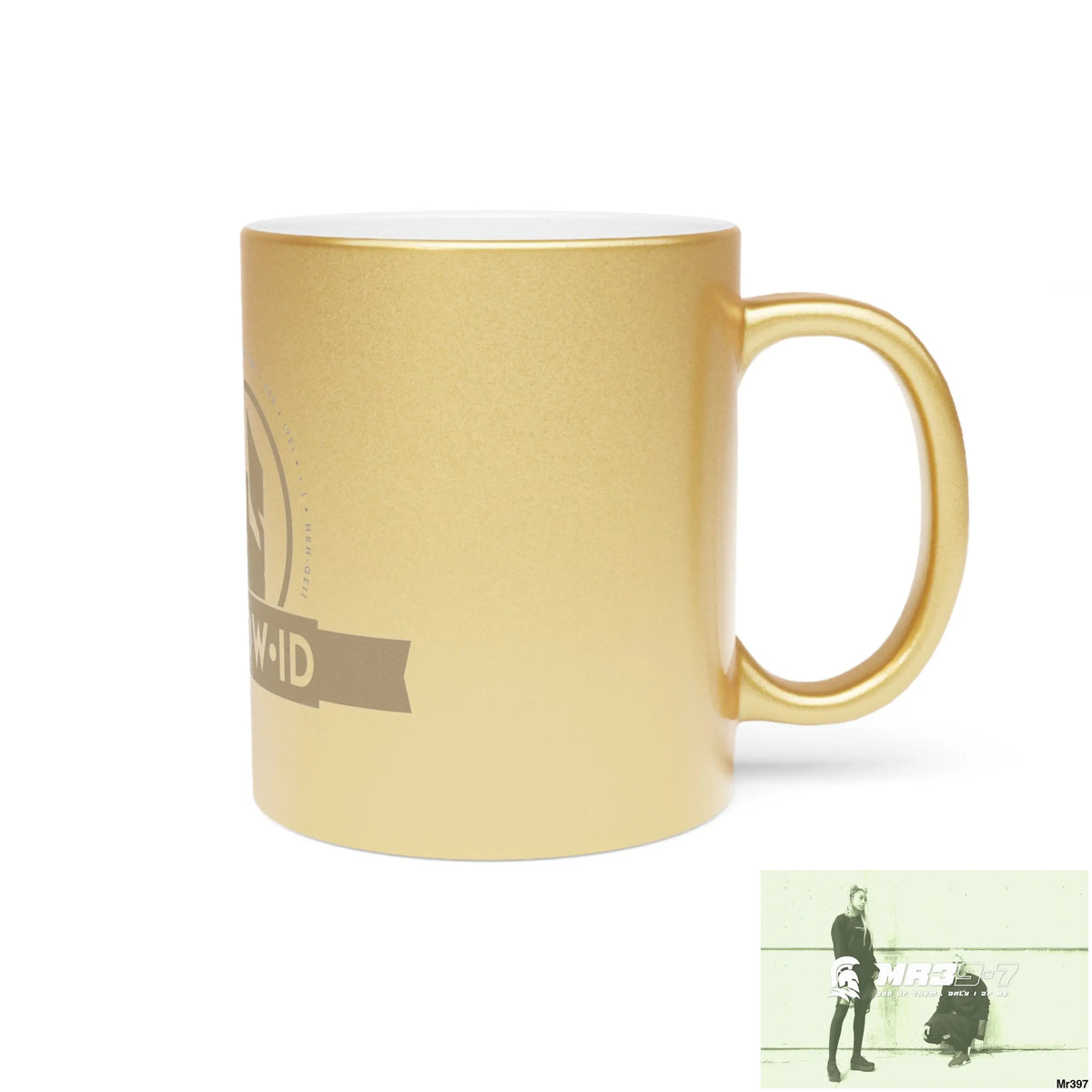 A Who Dares Wins ID #I7MI6A1London Metallic Mug (Silver\Gold) Mug