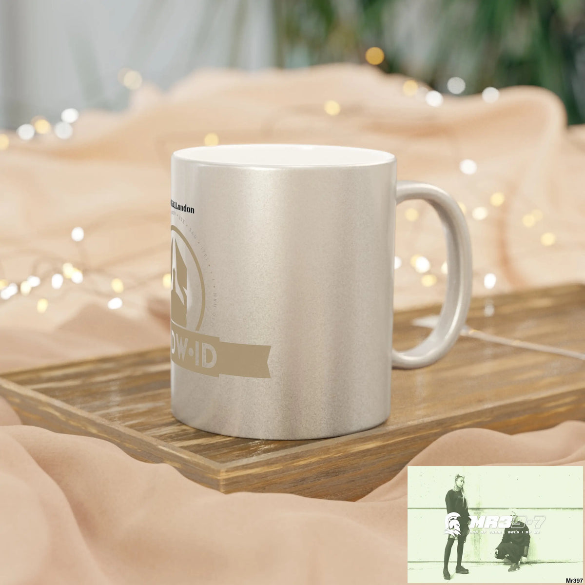 A Who Dares Wins ID #I7MI6A1London Metallic Mug (Silver\Gold) Mug