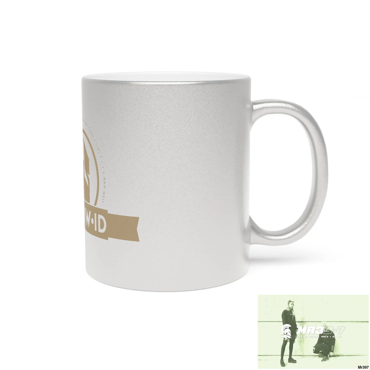 A Who Dares Wins ID #I7MI6A1London Metallic Mug (Silver\Gold) Mug