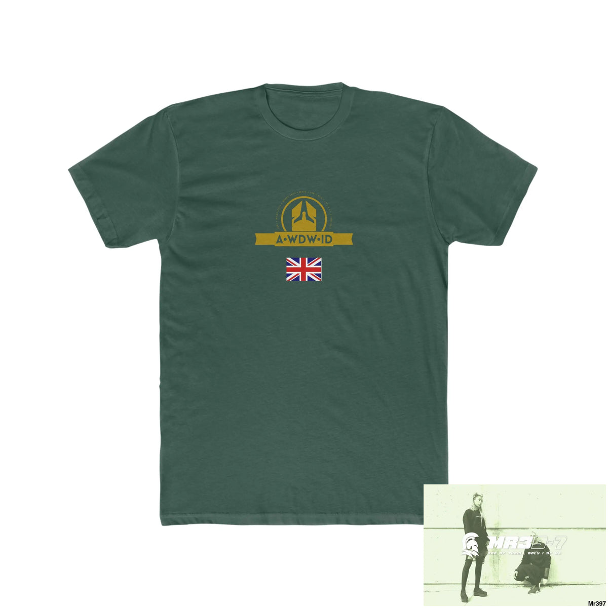 A Who Dares Wins ID Kenya 2015 Men’s Cotton Crew Tee Solid Forest Green / S T-Shirt