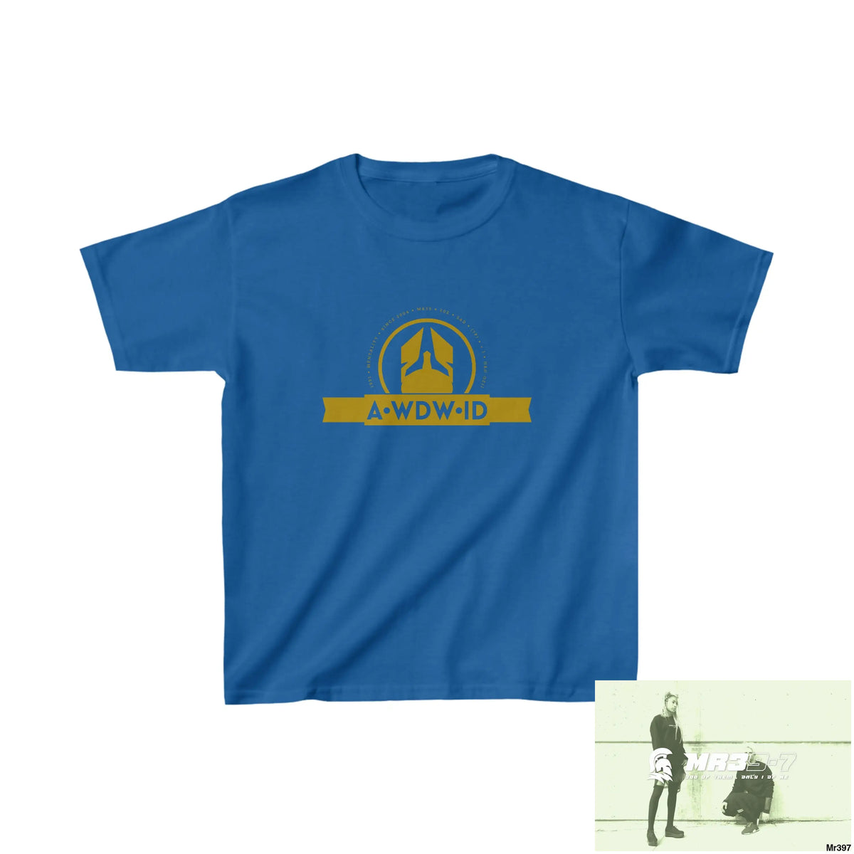 A Who Dares Wins ID - Kids Heavy Cotton™ Tee XS / Royal Kids clothes