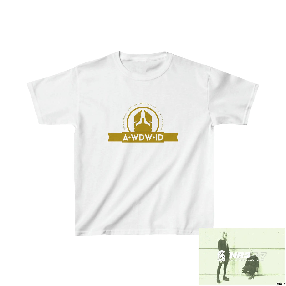 A Who Dares Wins ID - Kids Heavy Cotton™ Tee XS / White Kids clothes