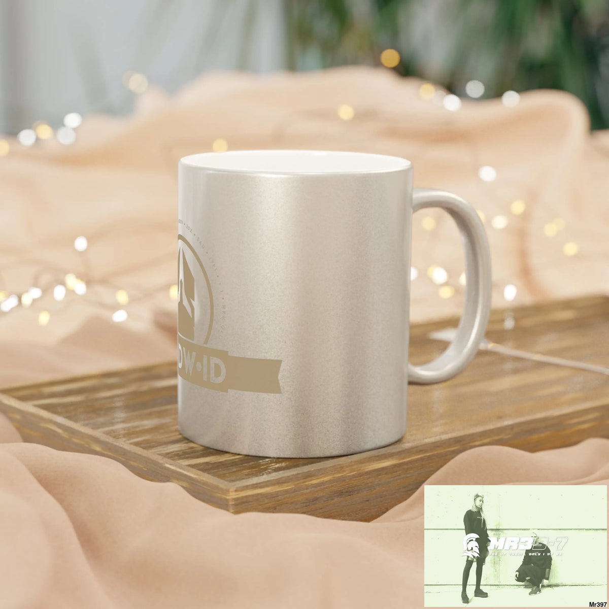 A Who Dares Wins ID Metallic Mug (Silver\Gold) Mug