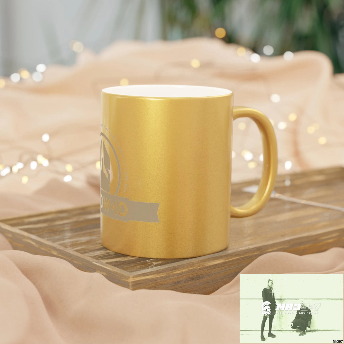 A Who Dares Wins ID Metallic Mug (Silver\Gold) Mug