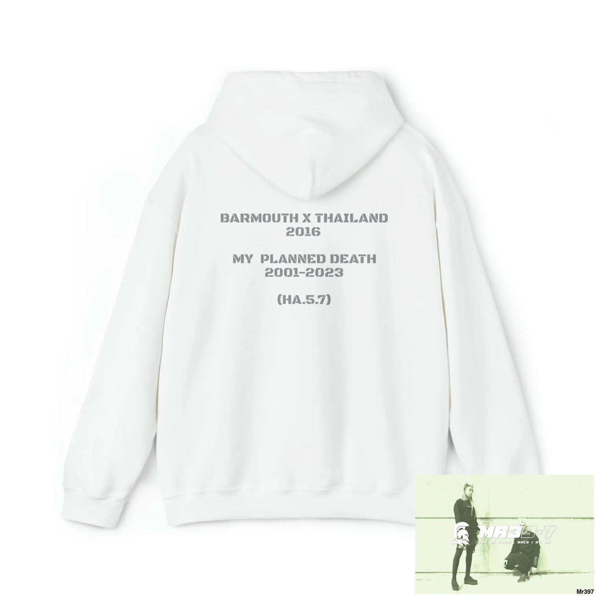 A Who Dares Wins (ID) RSF 2001-23 My Planned Death Barmouth X Thailand Heavy Blend™ Hooded Sweatshirt Hoodie