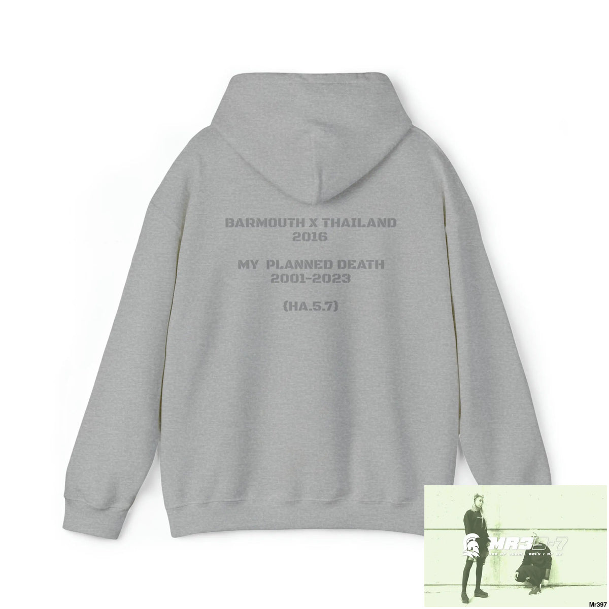 A Who Dares Wins (ID) RSF 2001-23 My Planned Death Barmouth X Thailand Heavy Blend™ Hooded Sweatshirt Hoodie