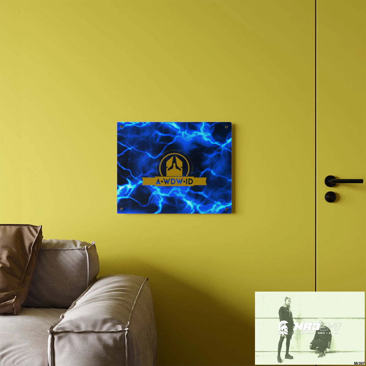 A Who Dares Wins (ID) RSF Electric Blue Acrylic Wall Art Panels Home Decor