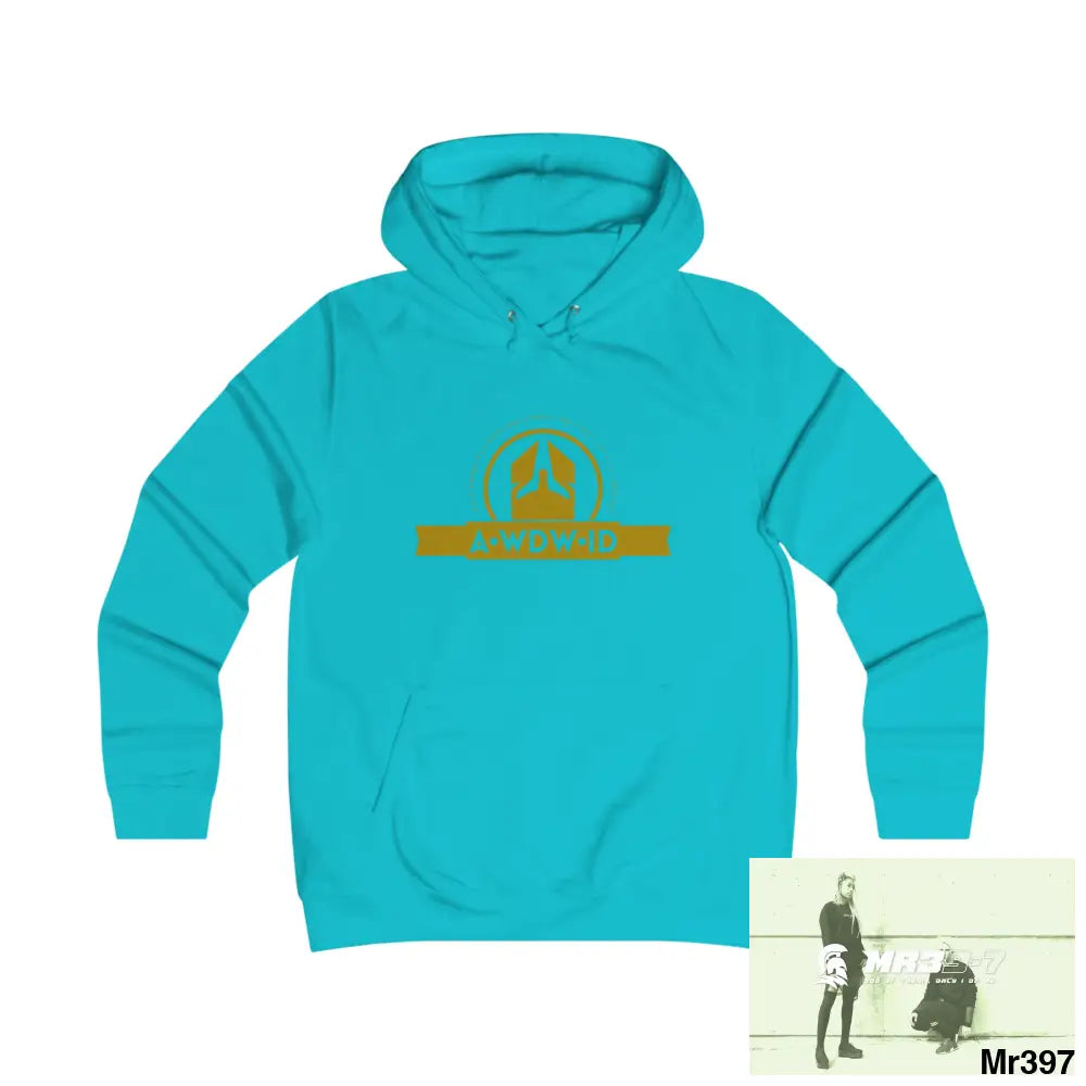 A Who Dares Wins ID RSF Girlie College Hoodie S / Turquoise Surf Hoodie