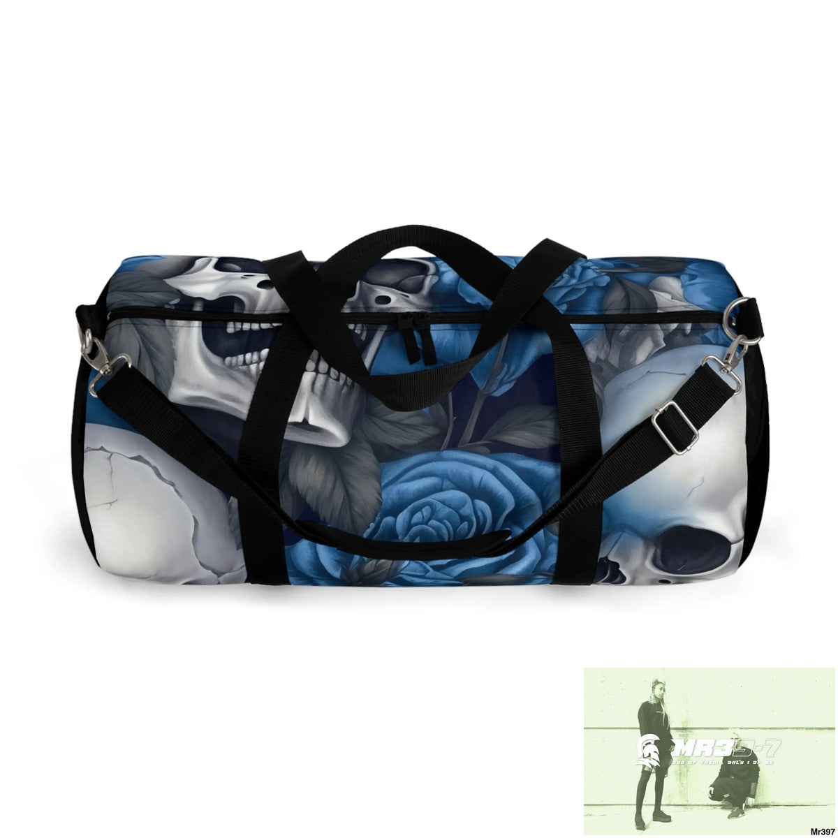 A Who Dares Wins ID RSF Gothic Skulls & Roses Duffel Bag Bags