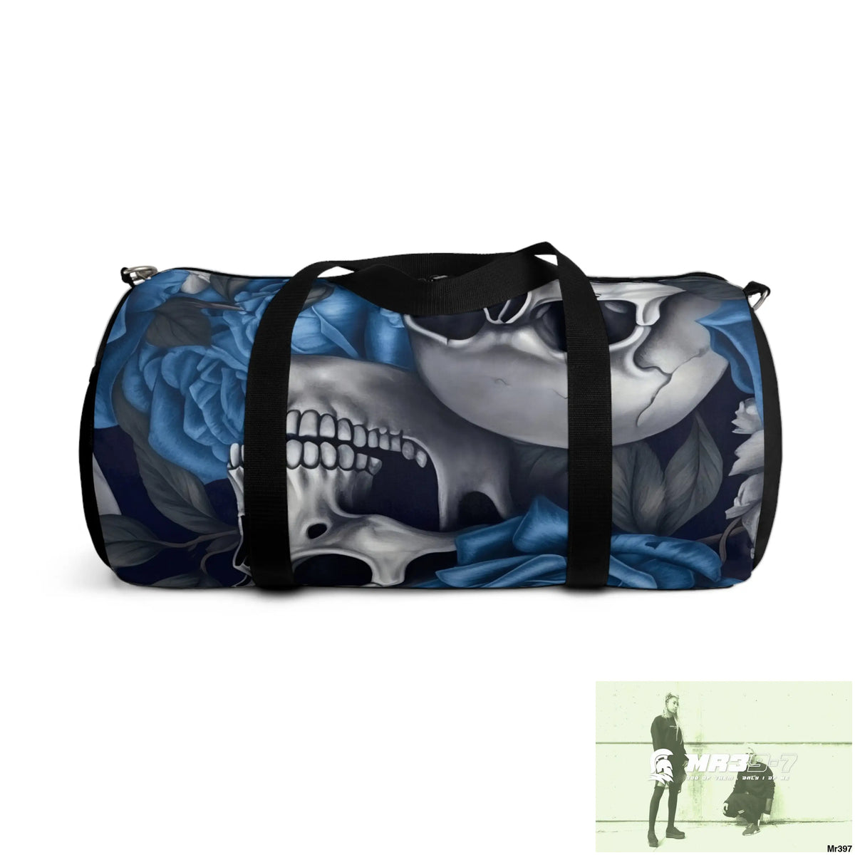 A Who Dares Wins ID RSF Gothic Skulls & Roses Duffel Bag Bags