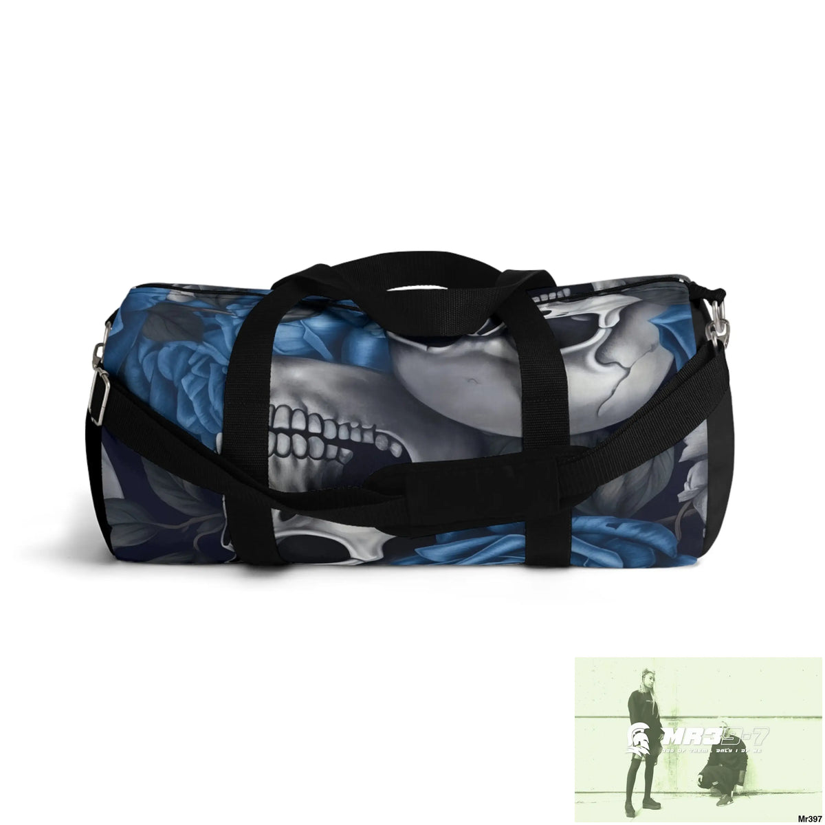 A Who Dares Wins ID RSF Gothic Skulls & Roses Duffel Bag Bags