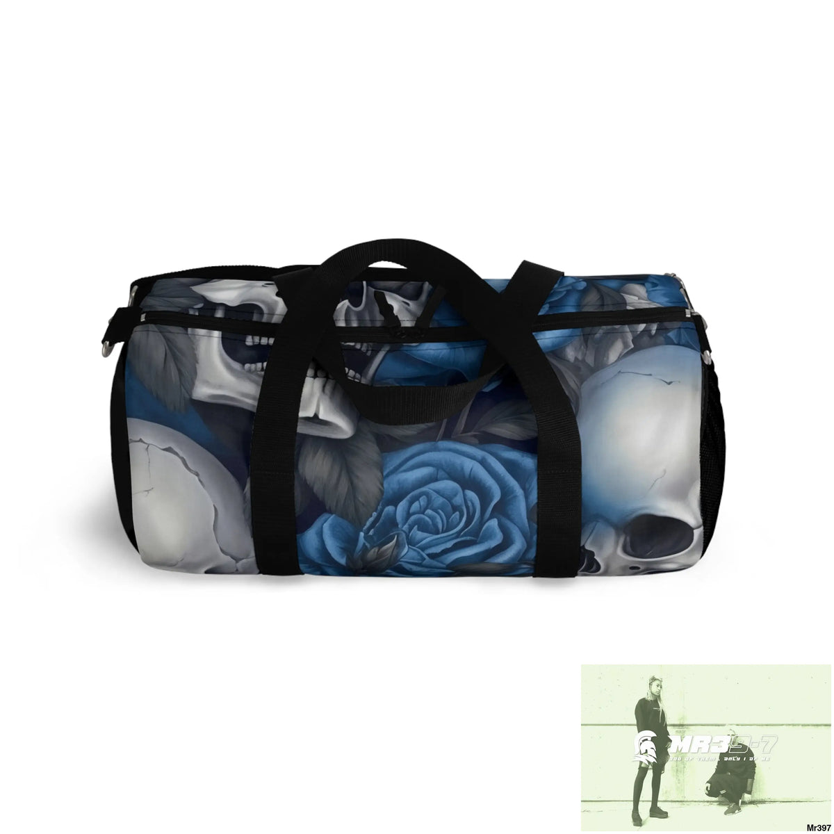 A Who Dares Wins ID RSF Gothic Skulls & Roses Duffel Bag Bags