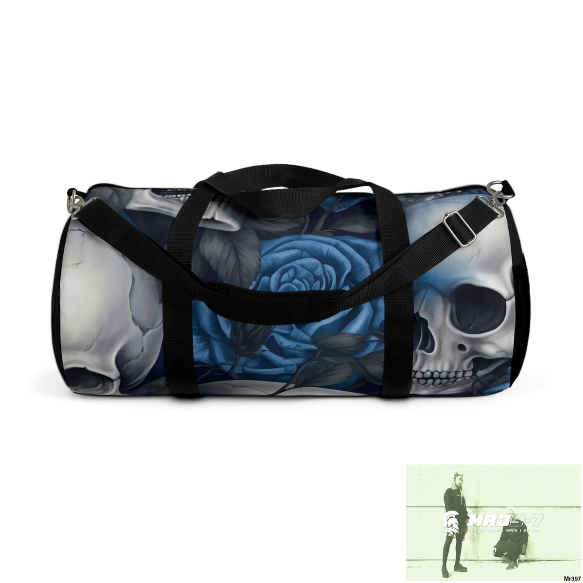 A Who Dares Wins ID RSF Gothic Skulls & Roses Duffel Bag Large Bags
