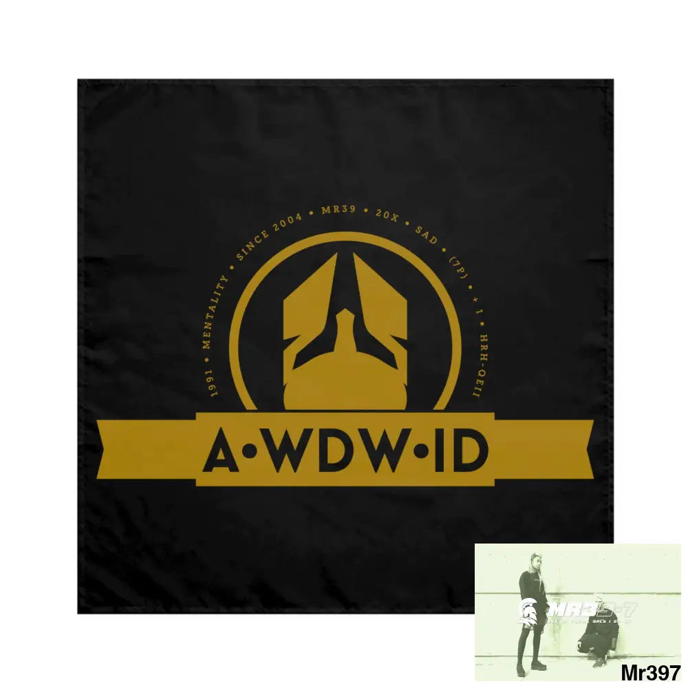 A Who Dares Wins ID RSF Gothic Skulls & Roses Napkins 4-piece set / White / 19’’ × 19’’ Accessories