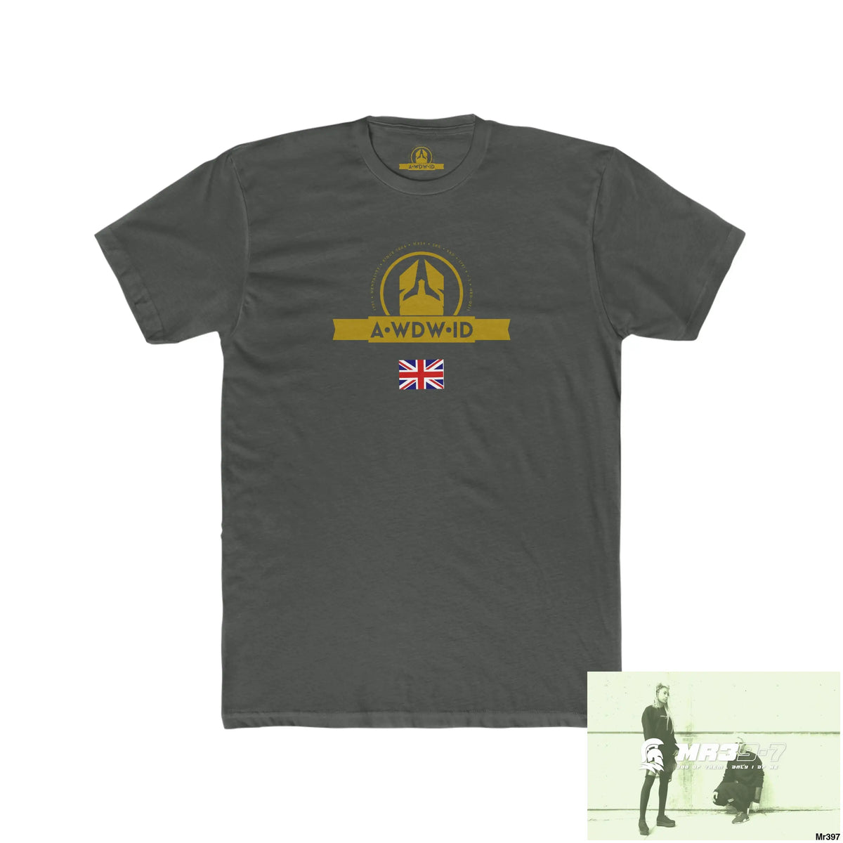 A Who Dares Wins (ID) RSF Kenya In Blind My Pain Management Black Snake Men’s Cotton Crew Tee Solid Heavy Metal / XS