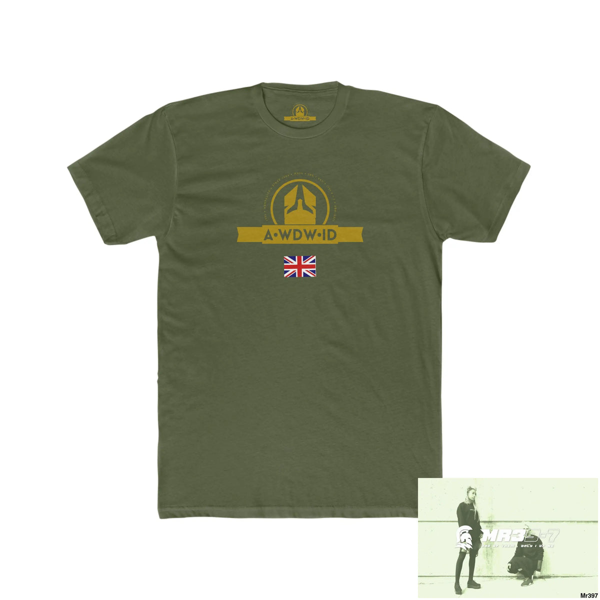 A Who Dares Wins (ID) RSF Kenya In Blind My Pain Management Black Snake Men’s Cotton Crew Tee Solid Military Green / XS