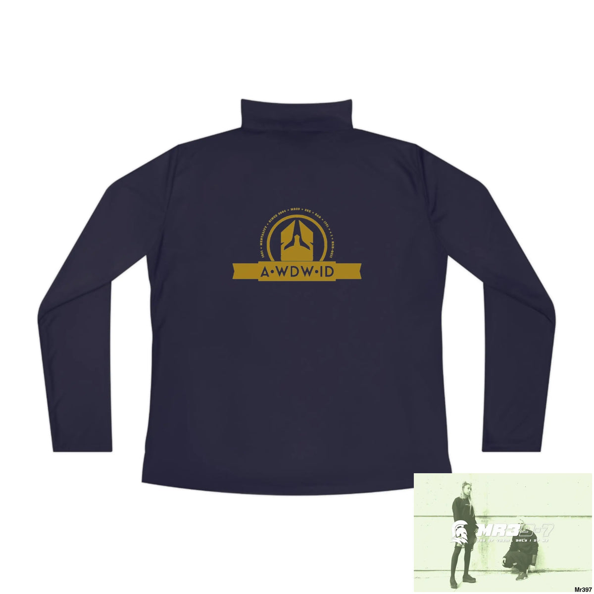 A Who Dares Wins (ID-RSF) Ladies Quarter-Zip Pullover Long-sleeve