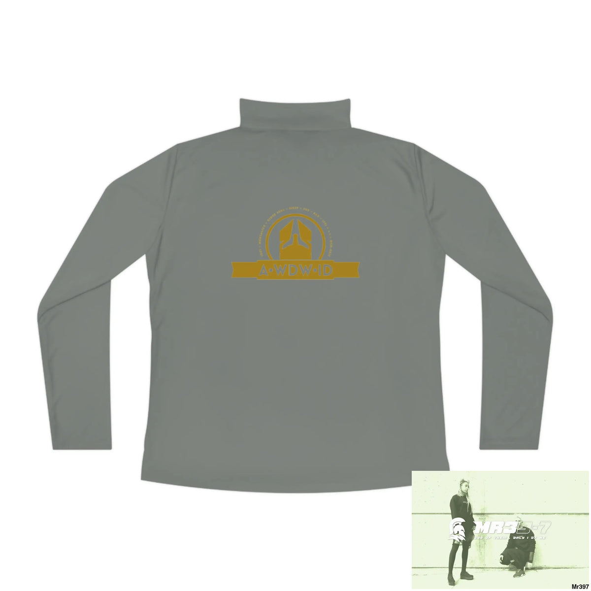 A Who Dares Wins (ID-RSF) Ladies Quarter-Zip Pullover Long-sleeve