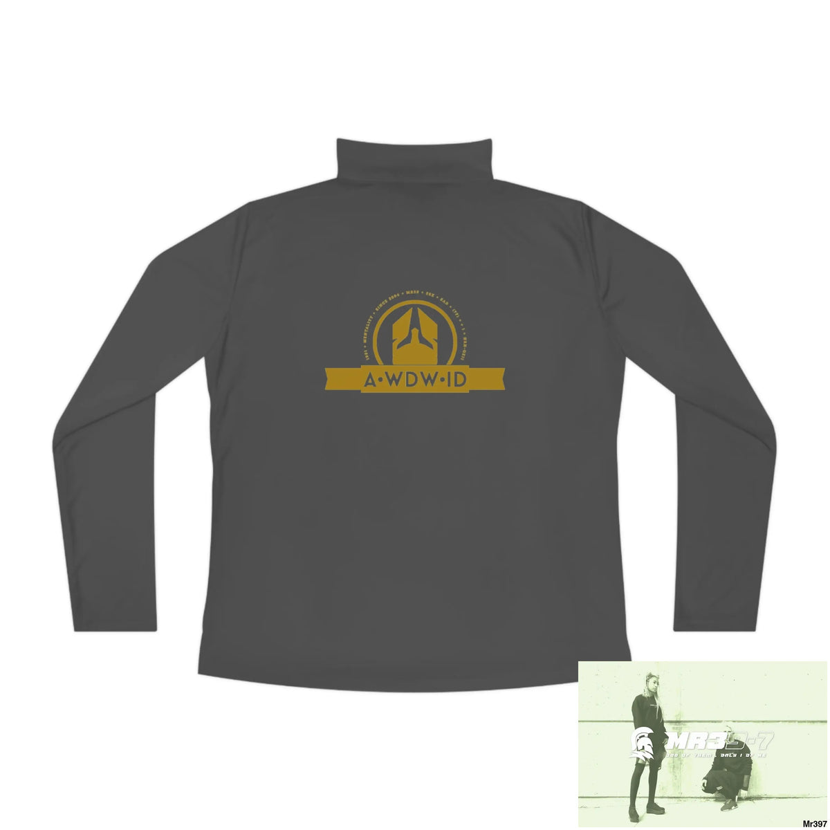 A Who Dares Wins (ID-RSF) Ladies Quarter-Zip Pullover Long-sleeve
