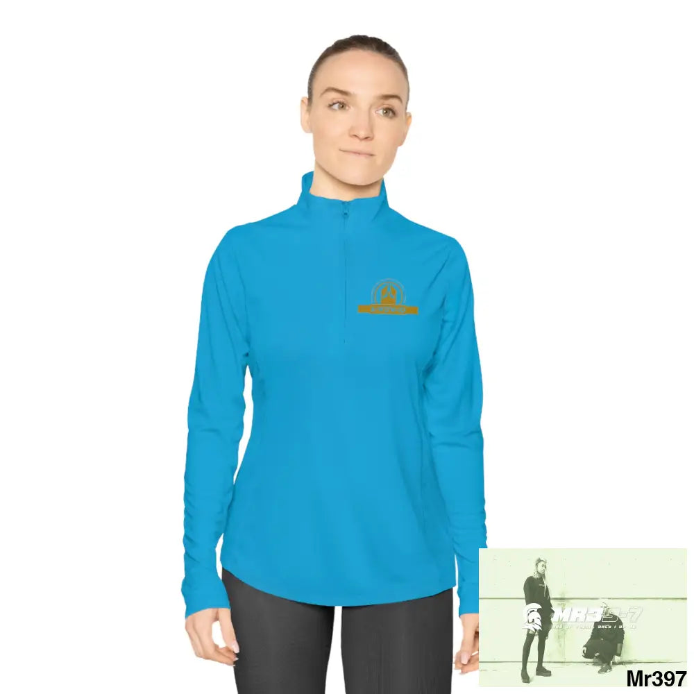 A Who Dares Wins (ID-RSF) Ladies Quarter-Zip Pullover Long-sleeve
