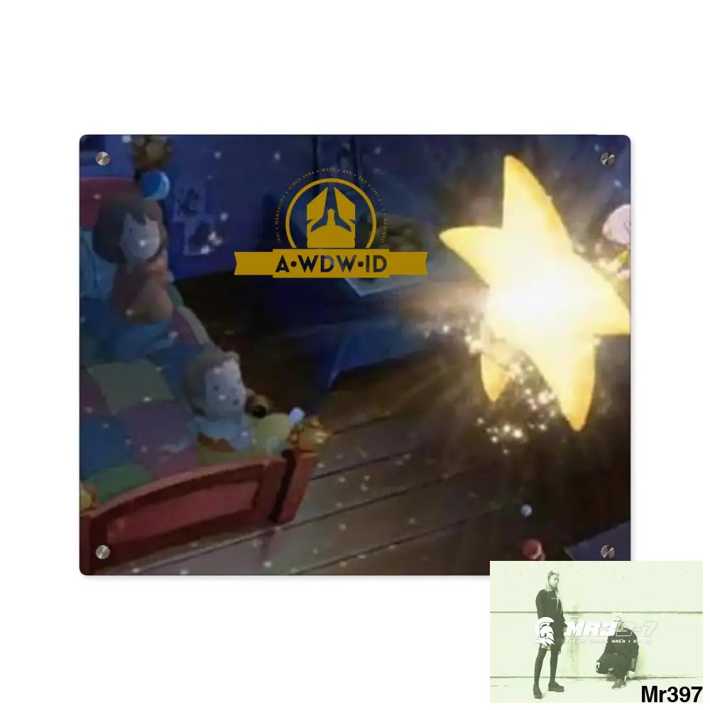 A Who Dares Wins (ID) RSF Laura’s Star Acrylic Wall Art Panels 20″ x 16″ (Horizontal) / 0.25’’ Home Decor