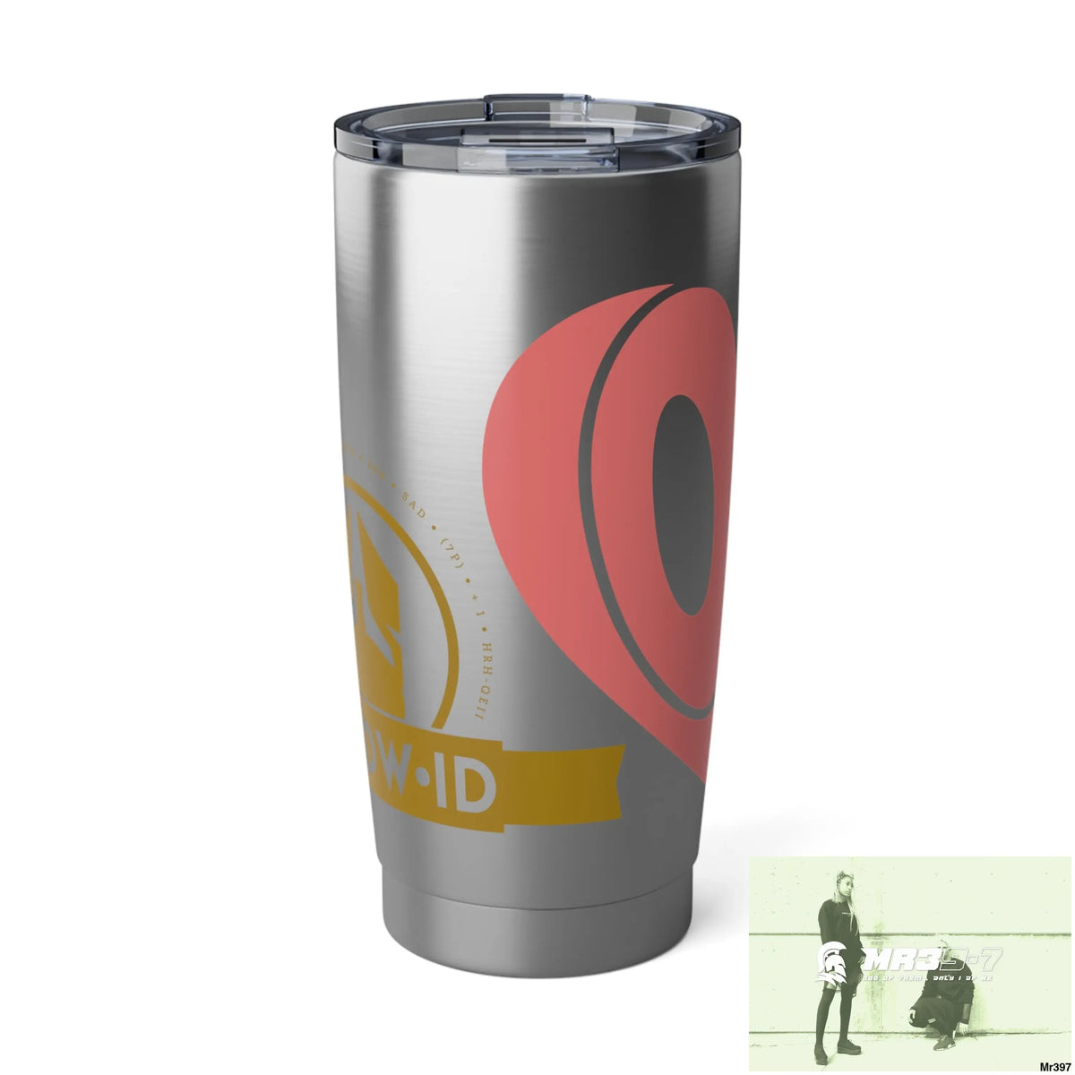 A Who Dares Wins ID RSF Love Vagabond 20oz Tumbler 20oz / Silver Mug